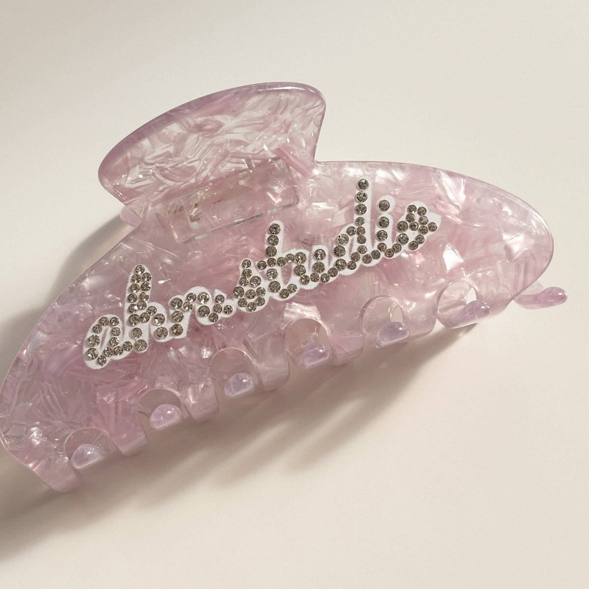 PARKE Claw Clip in the color Lilac. NWT. glitter candy claw clip - lilac – Ahn Studio main image 2