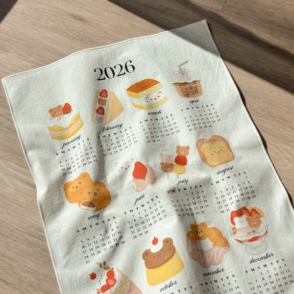 ahn.studio fabric 2026 calendar – Ahn Studio