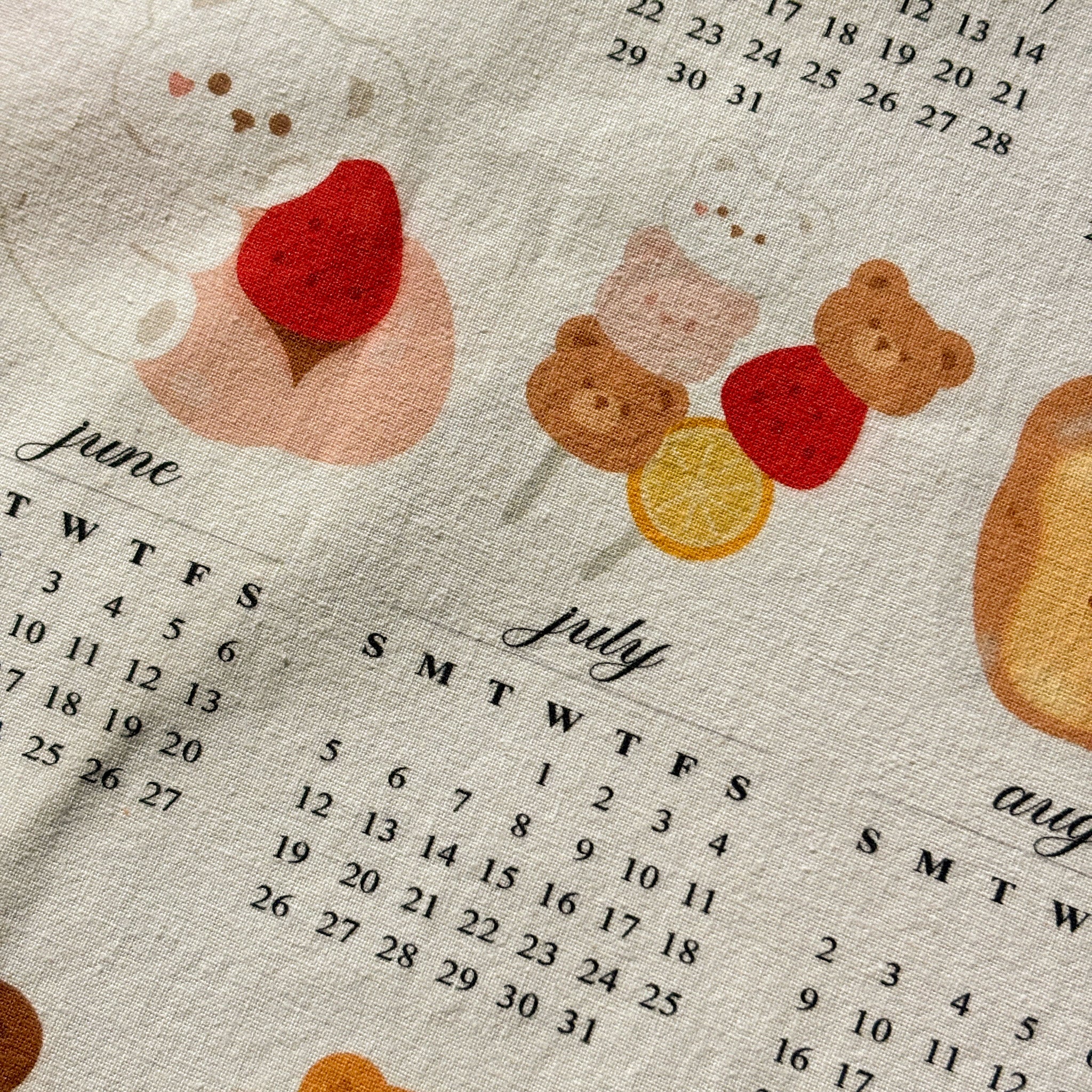 ahn.studio fabric 2026 calendar – Ahn Studio