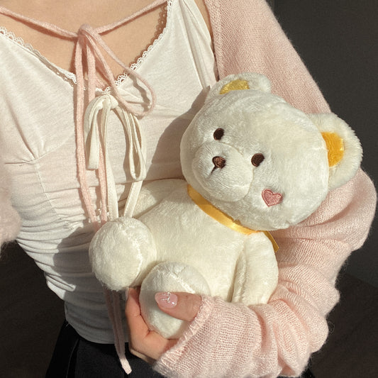 AHN teddy sitting plush [preorder]