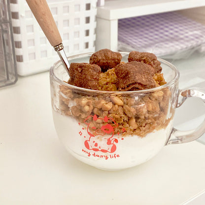 'my dairy life' cereal cup bowl